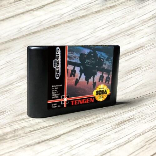 Steel Talons - USA Label Flashkit MD Electroless Gold PCB Card for Sega Genesis Megadrive Video Game Console