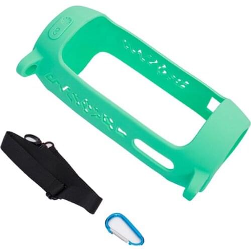 T3EE Bluetooth Speaker Case Silicone Case Cover With Strap Carabiner For -JBL Pulse 4 Wireless Bluetooth Speaker case