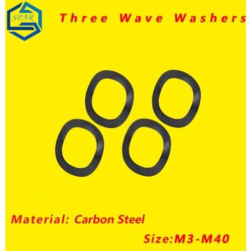 Spring Wave Washer Three Wave Crest Wave Type Gasket Wave Washer Spring Washer Wave Washers Spring Washer Elastic Washer