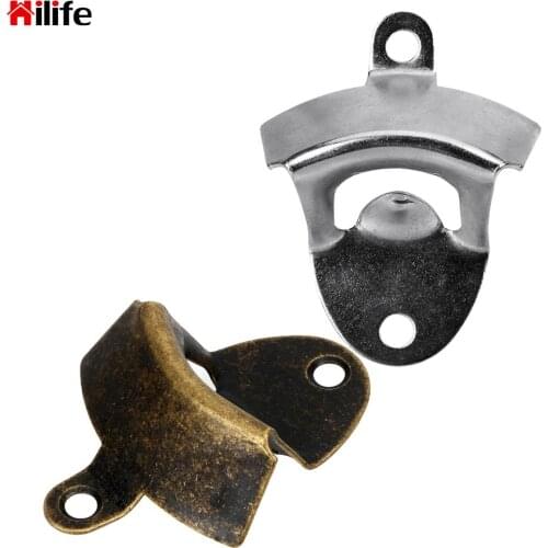 Vintage Style Beer Bottle Opener Kitchen Bar Tools Wall Hanging Home Decoration Bronze Opener Can Opener