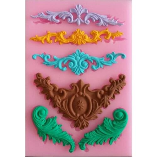 High Quality Sculpted Vintage Flower Lace Silicone Fondant Cake Decor Sugar Icing Mold Useful Bakeware Cake Tools Kitchen Tools