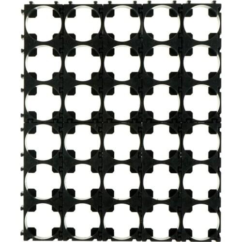 10pcs/lot Plastic 18650 Battery Holder Bracket Cylindrical Case Cell Holder Safety Anti Vibration Li-ion Battery Holder