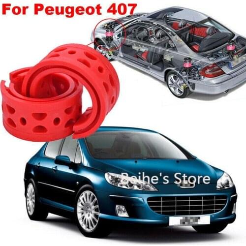 2x Car Front Shock Absorber Spring Bumper Power Cushion Buffer For Peugeot 407