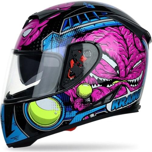 Motorcycle Accessories Racing Dual Len Helmet Biker Helmet Full Face Cover Cool New Motorcycle Electric Car Helmet Racing Helmet