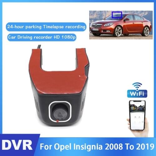 Full HD Car DVR Camera Dash Cam 24H Night Vision For Opel Insignia 2008 2009 2010 2011 2012 2013 2014 2015 2016 2017 2018 2019