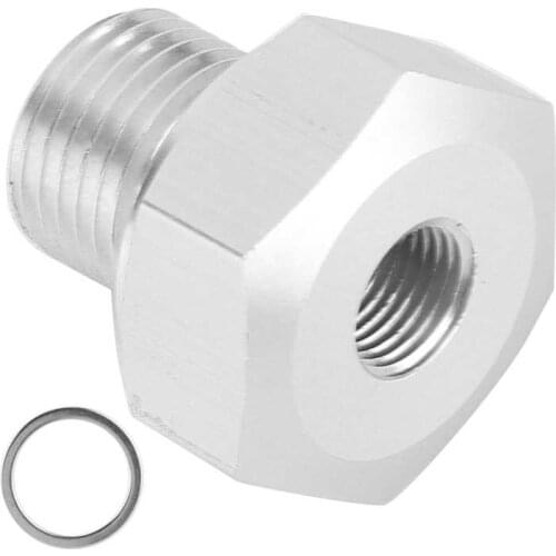 Fuel pressure gauge auto accessories Car Oil Pressure Sensor Adapter Male M16x1.5 to Female 1/8 NPT Aluminum Replacement for