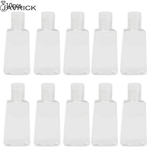 10Pcs 30ml/1Oz Reusable Plastic Empty Travel Size Bottle Flip Cap Liquid Hand Lotion Shampoo Hand Sanitizer Dispenser