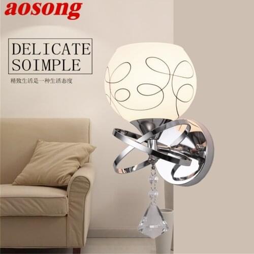 AOSONG Wall Lights Modern LED Lights Simple Indoor Fixture Decorative For Home Living Room