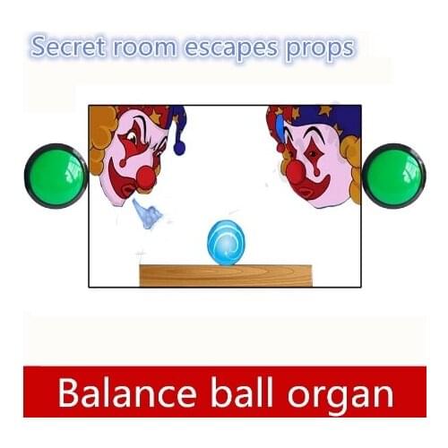 Real life games escape room props Balance ball unlock organ props puzzle for escape room escape room game