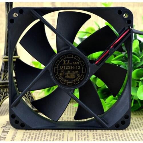 SSEA New server cooling fan for Yate Loon D12SM-12 D12SH-12 12V 0.30A 120*120*25MM 12CM