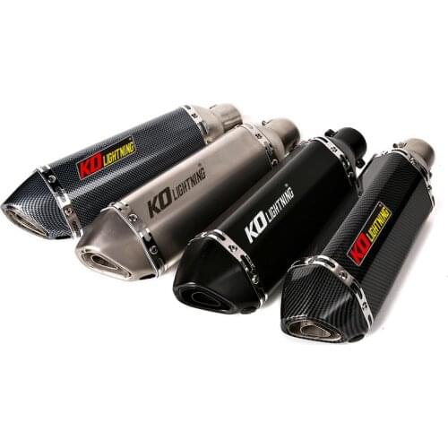 Universal 38-51 mm Motorcycle Exhaust Muffler Pipe Dirt Bike ATV Escape Removable DB Killer for CBR500R RC390 Z400 FZ6 GSR400