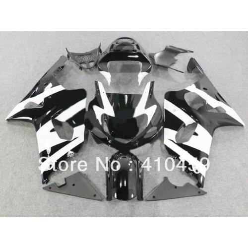 Top-grade Fairing kit for SUZUKI GSXR1000 GSX-R1000 GSXR 1000 K2 00 01 02 2000 2001 2002 famous black white Fairings set SP69