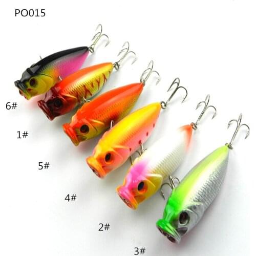 10pcs/lot Popper 8cm universal wave grilled hard Bait Fishing group 14.3g imitation Lures sub fishing bait fishing PO015