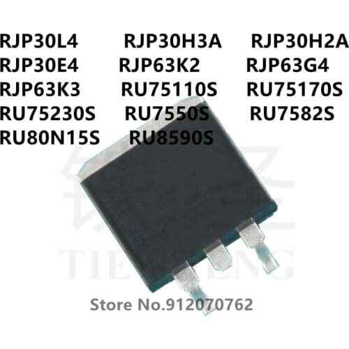 10PCS RJP30L4 RJP30H3A RJP30H2A RJP30E4 RJP63K2 RJP63G4 RJP63K3 RU75110S RU75170S RU75230S RU7550S RU7582S RU80N15S RU8590S