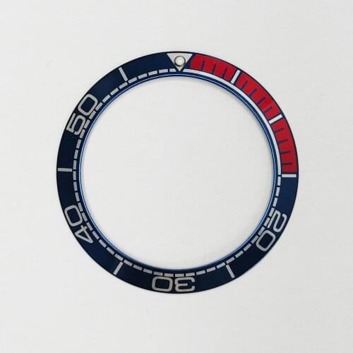 41.5mm Aluminum bezel inlaid bezel accessories suitable for 44mm watch case accessories