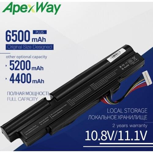 ApexWay 6 Cells 3830T Laptop Battery For Acer Aspire TimelineX 4830TG 5830T 3830TG 4830T 5830TG 3INR18 / 65-2 AS11A3E AS11A5E