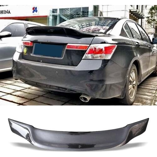 Car Trunk Spoiler Carbon Fiber FRP Auto Rear Trunk Wing R For Honda Accord 2006 - 2011 Style Refit Accessories Spoiler