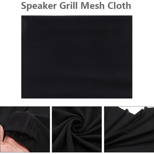 1.6x0.5M Dustproof Protective Cover Cloth High Quality Black Speaker Grill Cloth Stereo Gille Fabric Speakers Mesh Cloths
