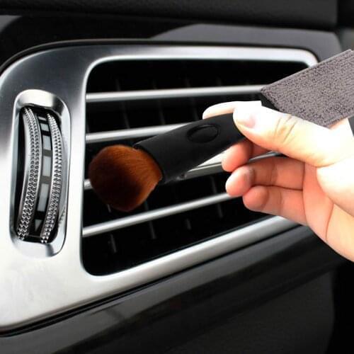 Double Ended Cleaning Brush Detailing Dust Removal Blinds Keyboard Multi-purpose For Car Air Vent Air Conditioner Accessories