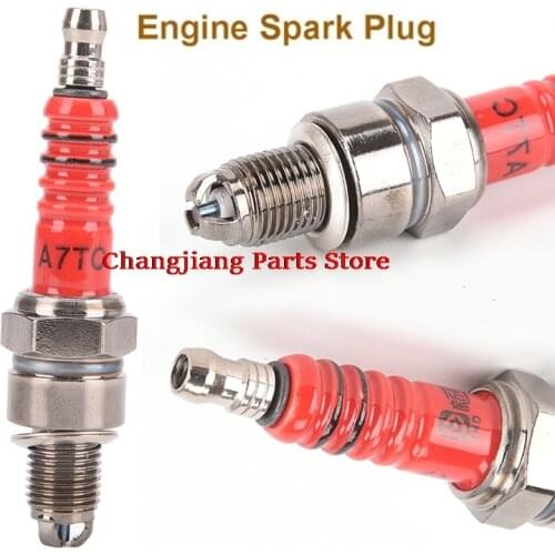 New High Performance 3 Electrode Spark Plug Rep C7HA C7HSA For Scooter GY6 50cc 150cc