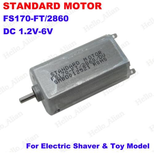 Standard Motor FS170-FT/2860 Quiet Motor DC 1.2V 2.4V 3V 8300RPM High Speed for Electric Shaver