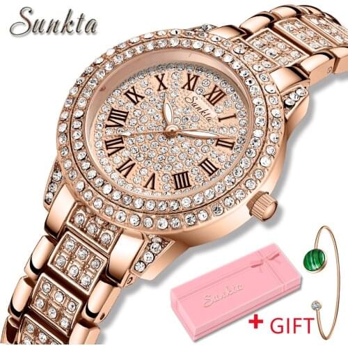 Классические женские часы SUNKTA China At AliExpress