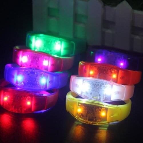 Voice Control LED Bracelet Sound Activated Glow Bracelet for Party Clubs Concerts Dancing Prom Decoration LX4955