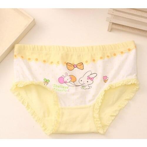 3Pcs/Lot girls briefs panties Cotton Childrens Underwear Girls Boxer Shorts 2-10 years
