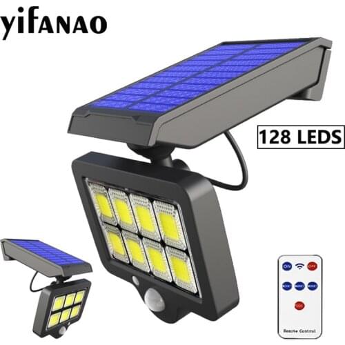 Solar Lights Outdoor 160 LED Wireless Waterproof Security Solar Motion Sensor Light Solar Powered Sunlight for Garden Decoration