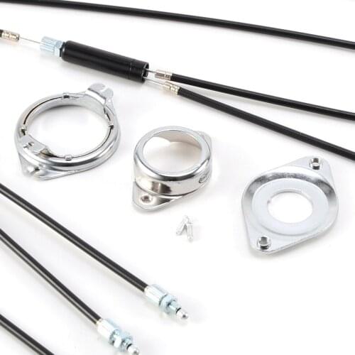 BMX Gyro Brake Cables Housing Complete Set Rotor 1'' Threaded Stem