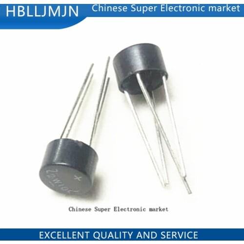 10PCS 2W10 2A 1000V DIP-4 DIP4 bridge rectifier
