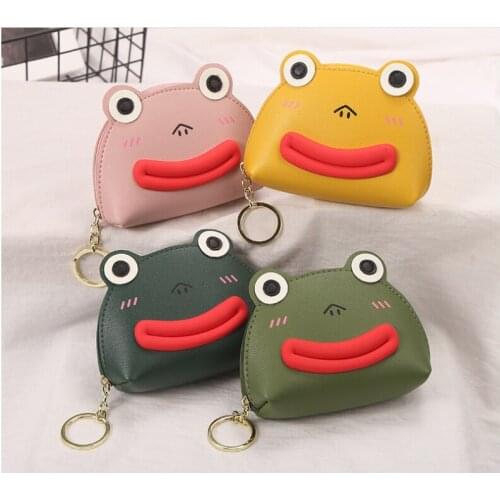 12pcs/lot! 2020 Creative Funny Cute Frog Coin Purse High Quality Wholesale