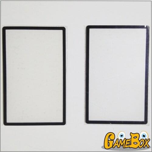 2PCS/LOT For 2DS Protective Lens Screen For Nintend 2DS White & Black Top LCD Plastic Protective Screen Platic Screen Lens