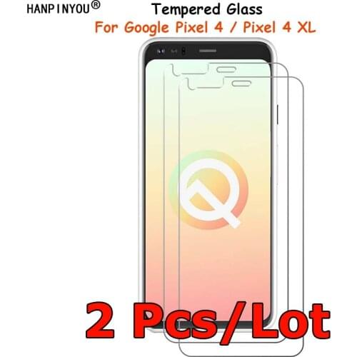 2 Pcs/Lot For Google Pixel4 Pixel 4 XL 4XL Hard Tempered Glass Screen Protector Ultra Thin Explosion-proof Protective Film Guard