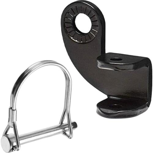 Steel Bicycle Bike Trailer Coupler Attachment Angled Elbow For Burley Trailers