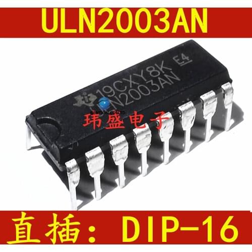 20PCS ULN2003 ULN2003AN DIP-16 darlington ULN2003APG display/interface drives in stock 100% new and original