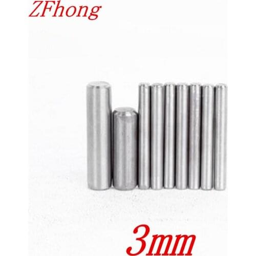200pcs diameter M3*5/6/8/10/12/16/20/25/30/5/40 3mm stainless steel dowel pin location pin stop pin length 3mm to 10mm