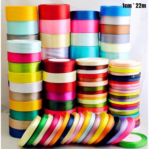 25yards/Roll (22 meters) Satin Ribbons for Wedding Birthday Party Gift Wrapping Christmas Halloween Festival DIY Crafts Ribbon