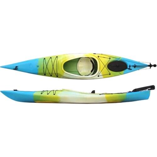 3.5m single canoe kayak ocean boat travel canoe kayak short distance ocean boat LLDPE material QSSIT35000 Water-skiing