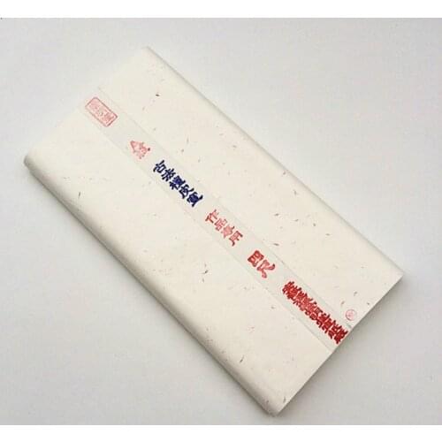 Calligraphy Xuan Paper 50/100sheets Thicken Sandalwood Bark Landscape Painting Calligraphy Special Chinese Raw Xuan Paper