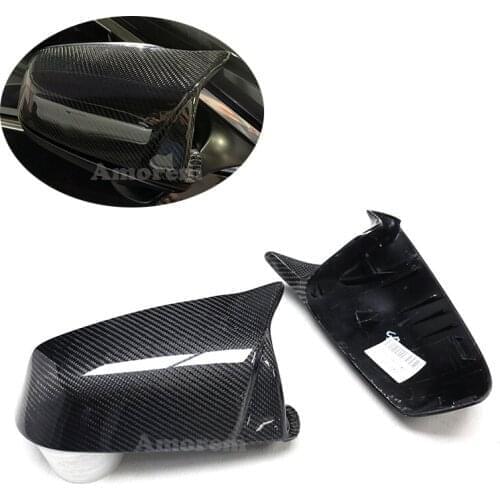 Carbon Fiber Side Rearview Mirror Cover For BMW E60 E61 F01 F02 E63 E64 F10 F11 F12 F13 LCI 2008-2013 51167187431 51167187432