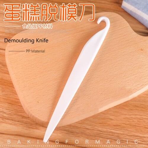 2 PCS Cake Stripping Kinfe Demoulding Knife Pastry Tool Plastic Scraper Baking Kitchen Accessories Stirring Stick Baking Tool