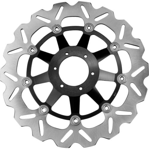 LUCKMART Front Brake Rotors Disc and Pads Kit forHonda CBR1100XX 1999-2006 Motorcycle Replacement Accessories Black