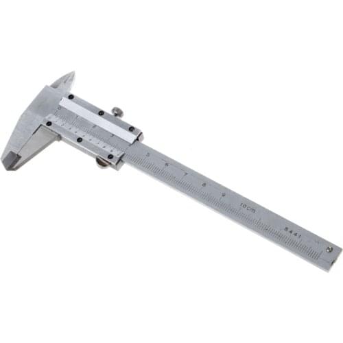 Mini Vernier Caliper 0-100mm Guage Pocket Stainless Steel Metric Machinist Vernier Caliper