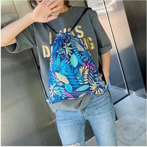 Fashion Portable Drawstring bags Girls Shoes Bags Women Cotton Travel Pouch Storage Clothes handbag High Quality Makeup bags #qw