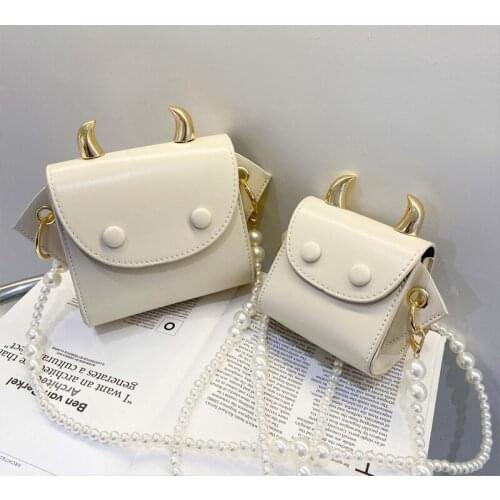 Beibao 2021 new fashion texture MINI SQUARE bag fashion pearl chain one shoulder slant span small bag