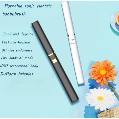 New Intelligent Electric Toothbrush Ipx7 Waterproof Sonic Couple Set Portable Toothbrush With Dust Cover Ultrasonic Toothbrush