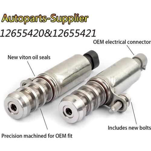 New Intake & Exhaust Camshaft Position Actuator Solenoid Valve For Chevy / GMC / Buick 12655420 12655421 VVS02