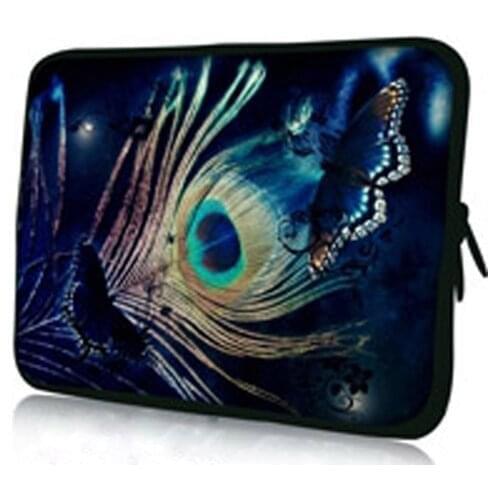 Peacock Laptop Bag 13.3 14 15.6 inch Waterproof Notebook Bag Sleeve For Macbook Air Pro 13 15 Computer Briefcase HandBag