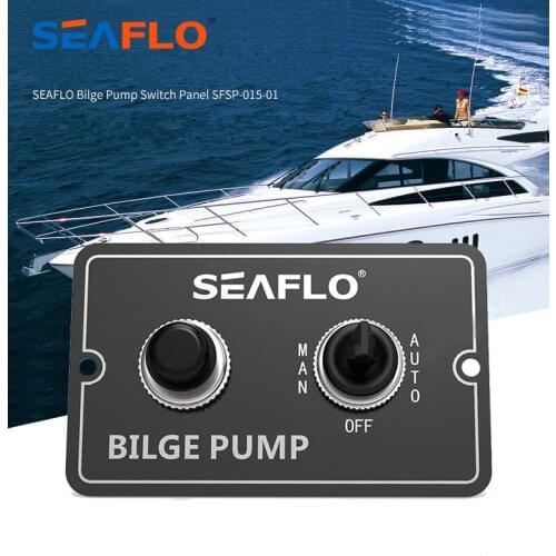 Bilge Pump Control Switch Manual Intelligent Switch 12V24V Marine Panel Switch Gear